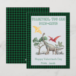 Valentine, du är DINO-mysig! Klassrumsvalentiner Julkort