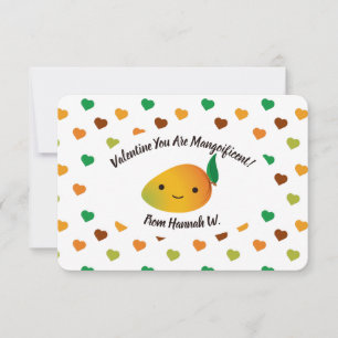 Valentine du är mangoificent Mango Anteckningskort