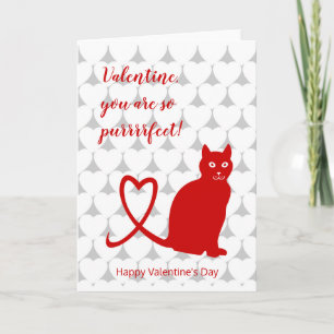 Valentine, du är precis.. helgkort