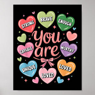 Valentine, du är trött på Candy Heart. Poster