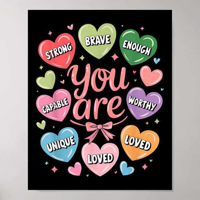 Valentine, du är trött på Candy Heart. Poster (Framsidan)