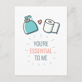 Valentine du är viktig för mig helg vykort