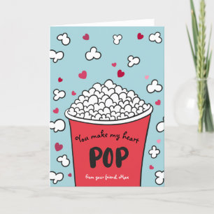 Valentine du gör mitt hjärt-pup helgkort