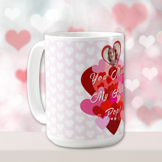 Valentine du gör mitt hjärt-pup kaffemugg (Skapare uppladdad)