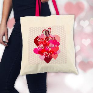 Valentine du gör mitt hjärt-pup tygkasse