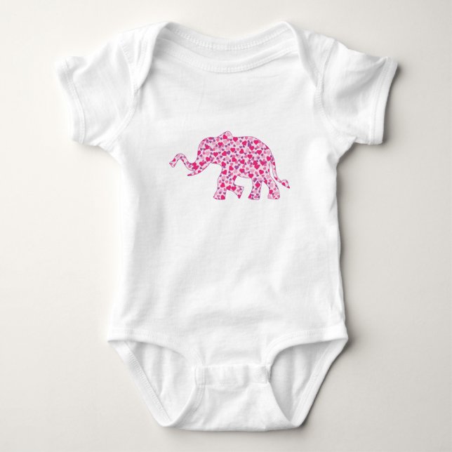 Valentine elefant t shirt (Framsida)