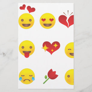 Valentine Emojis Brevpapper