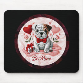 Valentine English Bulldog Desk Mousepad Musmatta