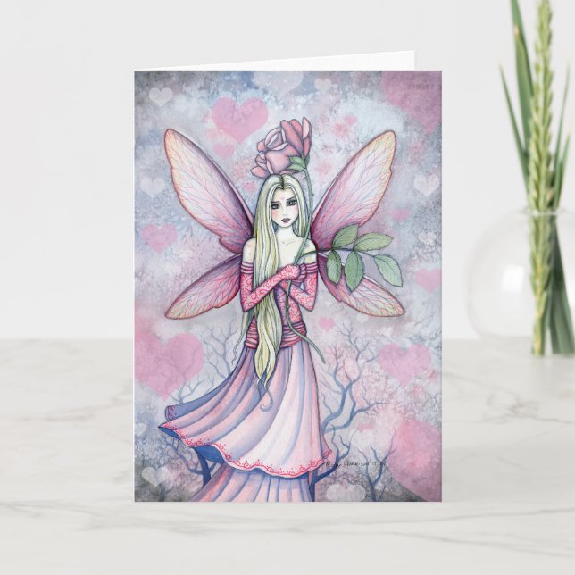 Valentine Fairy Card av Molly Harrison Helgkort (Framsida)