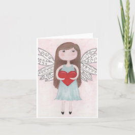 Valentine Fairy Helgkort