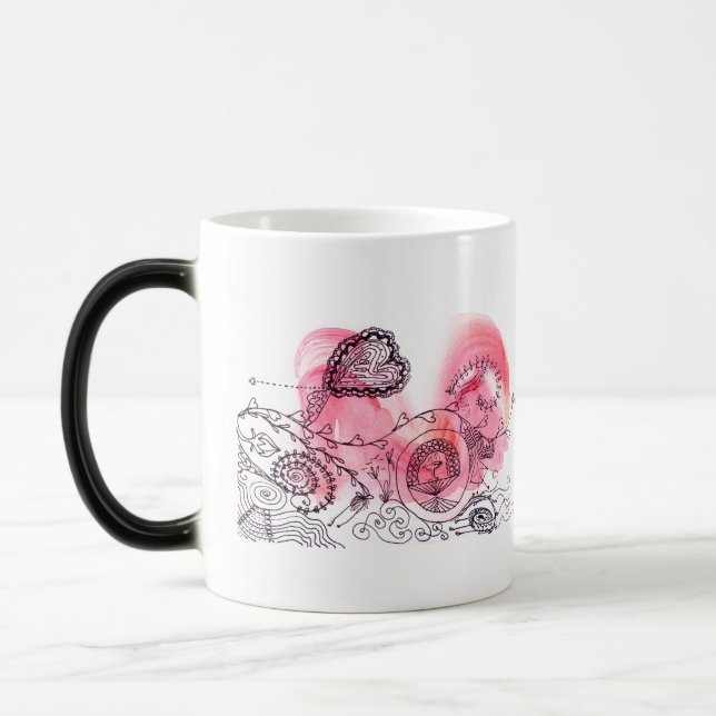 Valentine Fantasy Tävling Cars Pinks och  Magisk Mugg (Vänster)