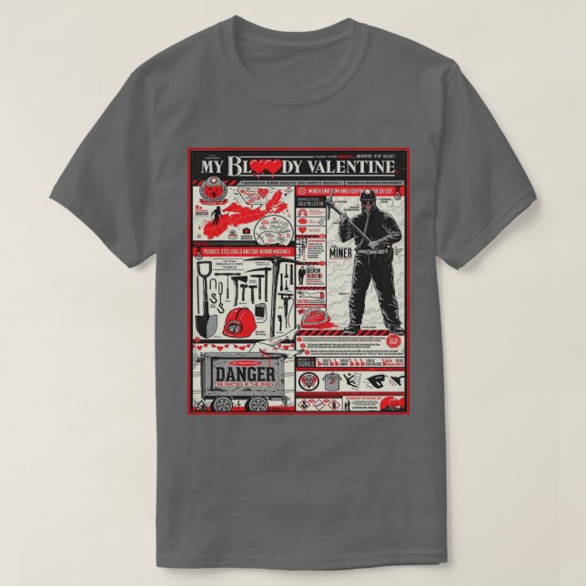 Valentine fläkt konstgåvor t shirt (Design framsida)