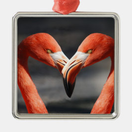 Valentine Flamingo Julgransprydnad Metall