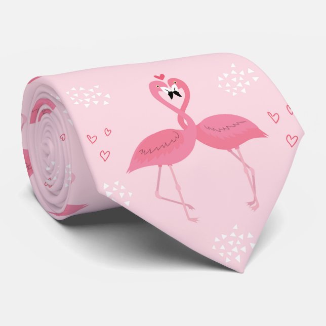Valentine Flamingos Slips (Rullad)