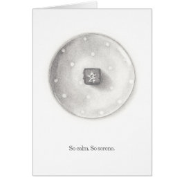 Valentine för Chocolate Älskare: Så Lugn. Så Seren Hälsningskort