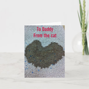 Valentine för pappa från Katten Helgkort