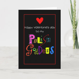 Valentine för polsk kvinna helgkort