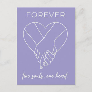 Valentine Forever Design | Par Ett Hjärta Helg Vykort