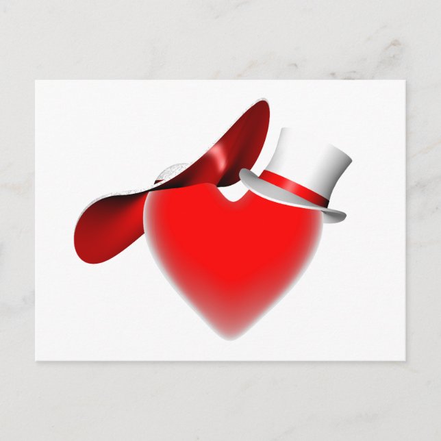 Valentine/Förlovning/Bröllop/Giftermål/årsdag Helg Vykort (Framsida)