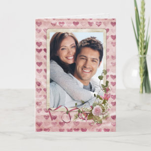 Valentine-foto ram helgkort