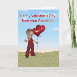 Valentine från Grandson Helgkort