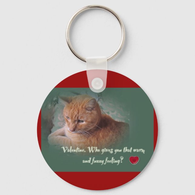 Valentine från katten nyckelring (Framsida)