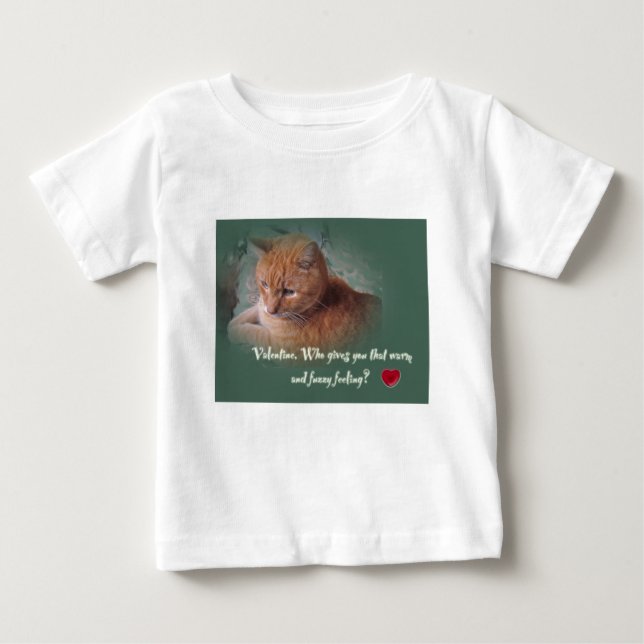 Valentine från katten tee (Framsida)