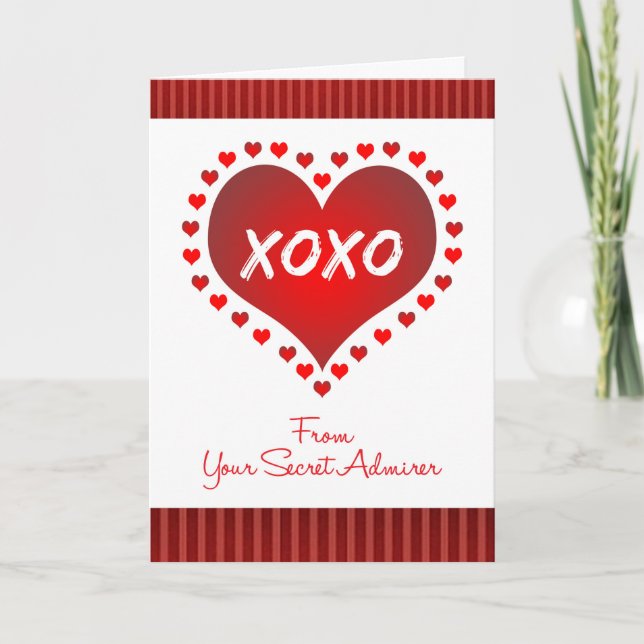 Valentine från Secret Admirer Card Helgkort (Framsida)