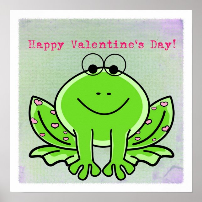 Valentine Frog Poster (Framsidan)