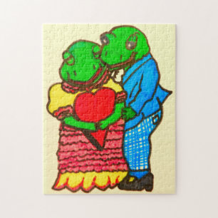 VALENTINE FROGGY STIL KÄRLEK PUSSEL