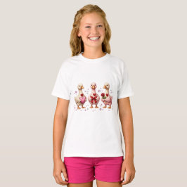 Valentine Geese  T Shirt
