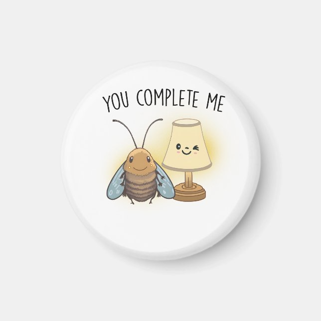 Valentine Gift Bee du slutför mig Magnet (Framsidan)