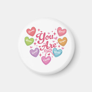 Valentine Gift Du är min Kärlek Magnet