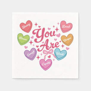 Valentine Gift Du är min Kärlek Pappersservett