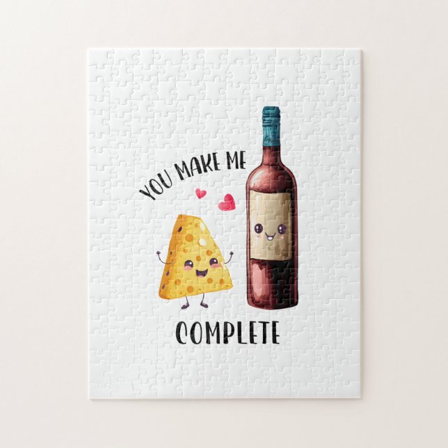 Valentine Gift du gör mig färdig Pussel (Vertikal)