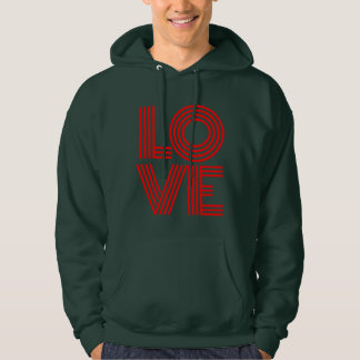 Valentine Gift för hennes enkla Purview-design Hoodie