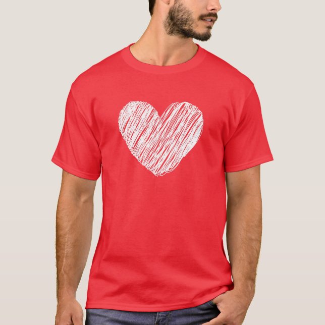 Valentine Gift för hennes enkla Purview-design T Shirt (Framsida)