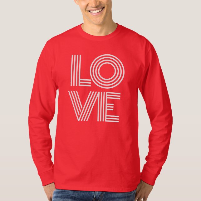 Valentine Gift för hennes enkla Purview T Shirt (Framsida)