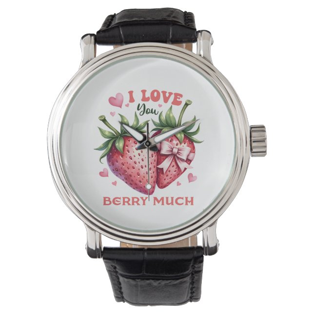 Valentine Gift | I Kärlek Du Berry Mch Armbandsur (Framsida)