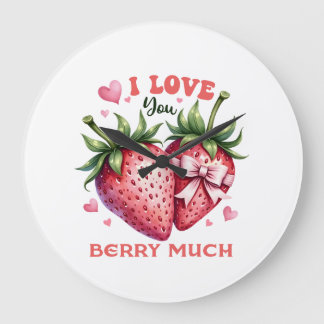 Valentine Gift | I Kärlek Du Berry Mch Stor Klocka