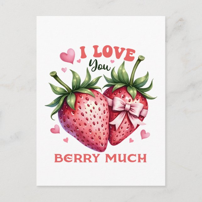 Valentine Gift | I Kärlek Du Berry Mch Vykort (Framsida)