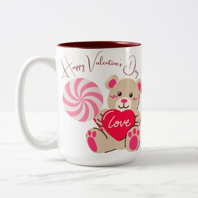 Valentine Gift Två-Tonad Mugg (Vänster)
