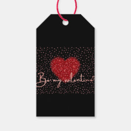 Valentine Gift Wrap Presentetikett