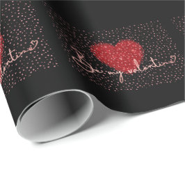 Valentine Gift Wrap Presentpapper