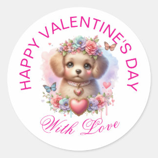 Valentine Gifts - Pawsitively Adwillmariy 16 Runt Klistermärke