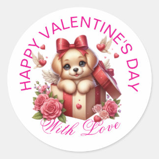 Valentine Gifts - Pawsitively Adwillmariy 21 Runt Klistermärke