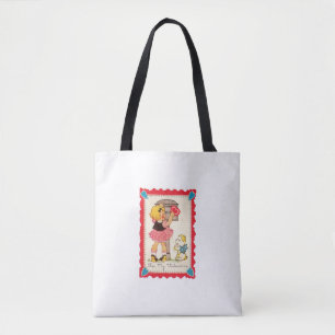 Valentine Girl, Boy, Puppy, Kitten Tygkasse