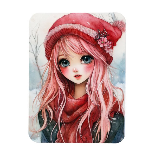Valentine Girl Magnet (Vertikal)