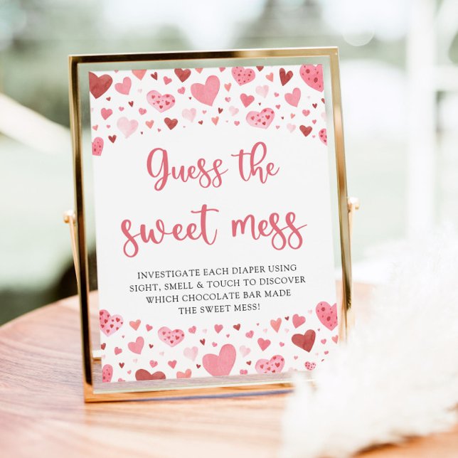 Valentine gissar att den  babyskidspelen poster (Skapare uppladdad)