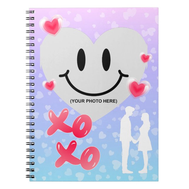 Valentine Glass Heart Bubblegum par Anteckningsbok (Framsidan)